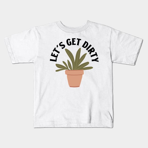 let's get dirty Kids T-Shirt by juinwonderland 41